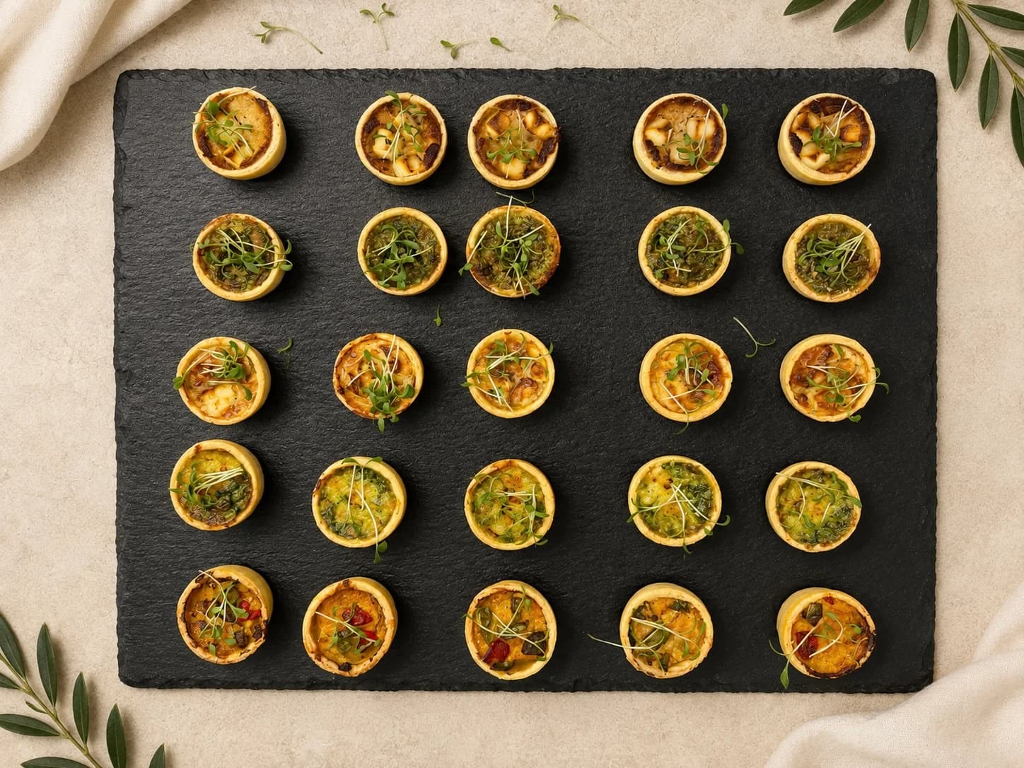 Produktbild von Mini Quiche (5 Sorten)