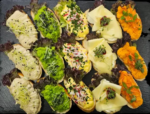 Produktbild von Sandwich Box Veggie ( 15 Stk ) (Weissbrot)